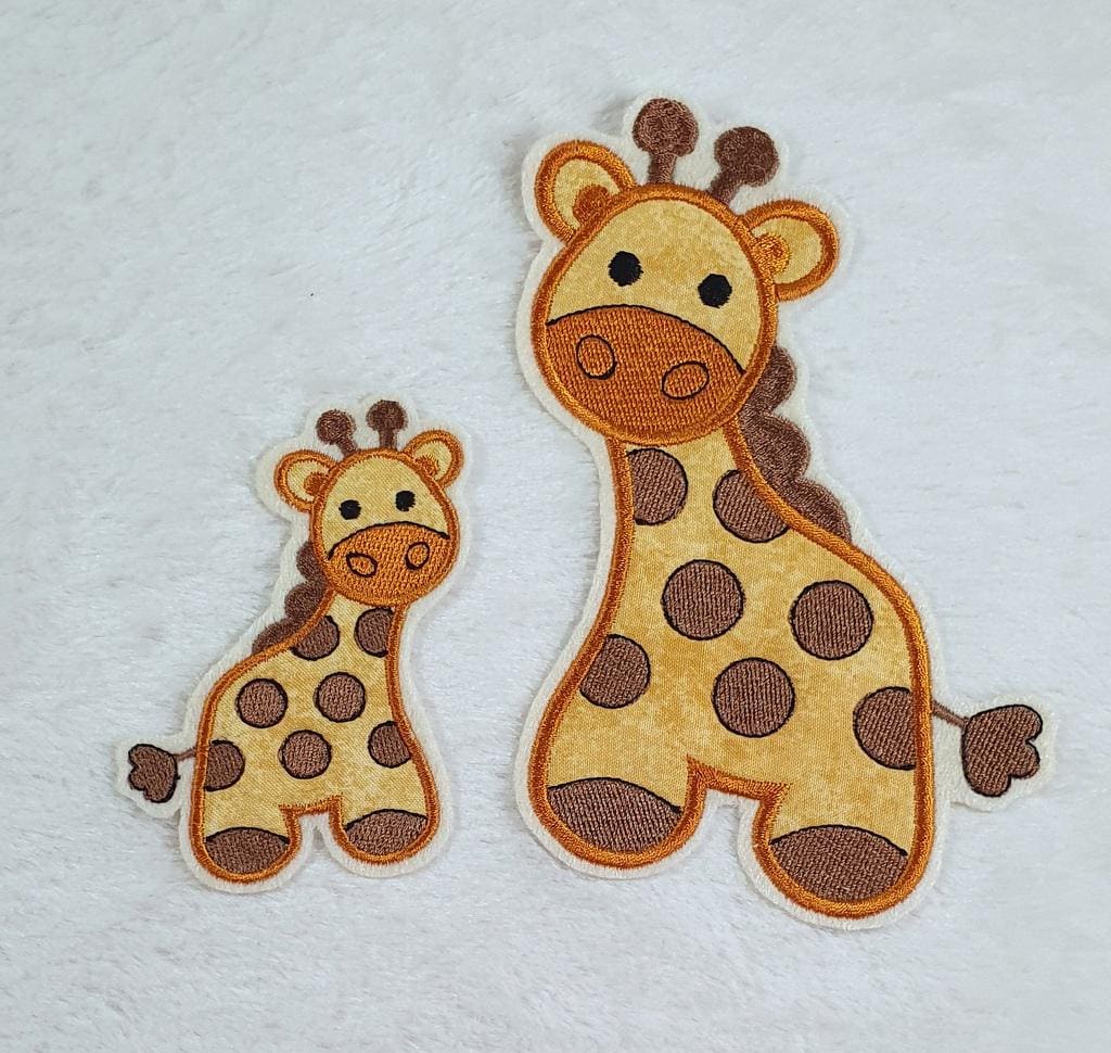Giraffen-Applikationen, Giraffen-Aufnäher von StoffzauberDesign