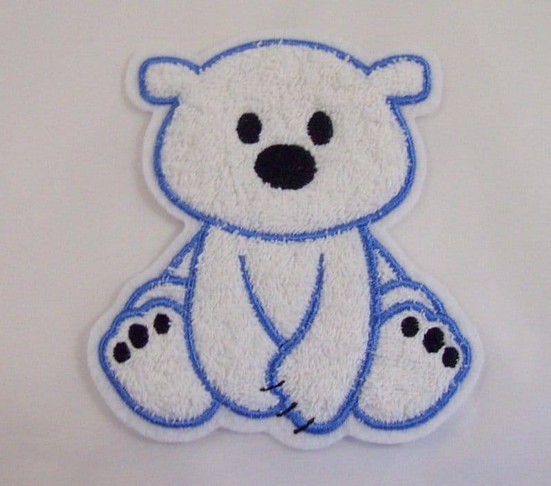 Große Eisbären-Applikation von StoffzauberDesign