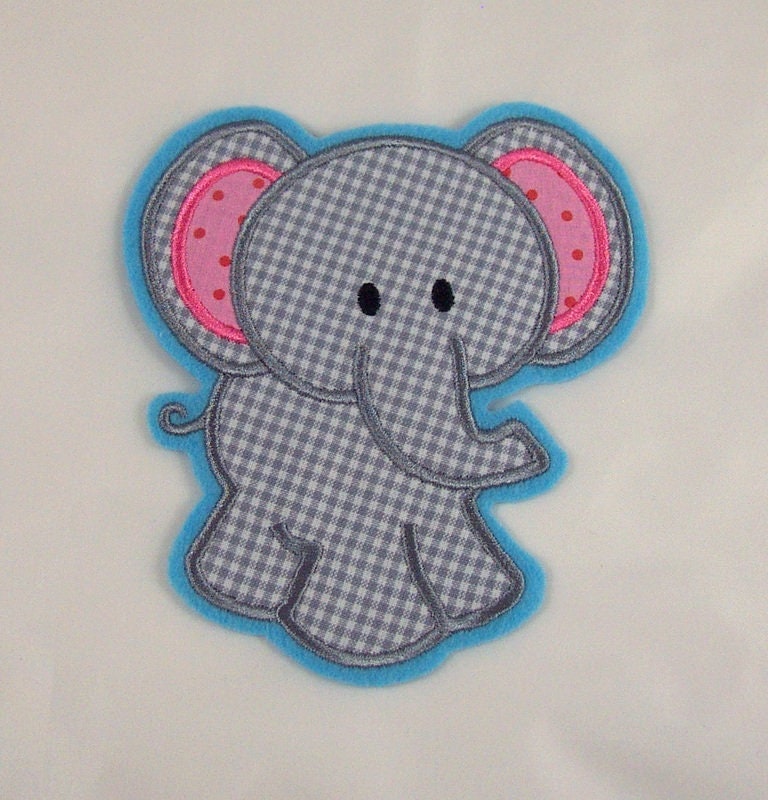 Große Elefanten-Applikation von StoffzauberDesign