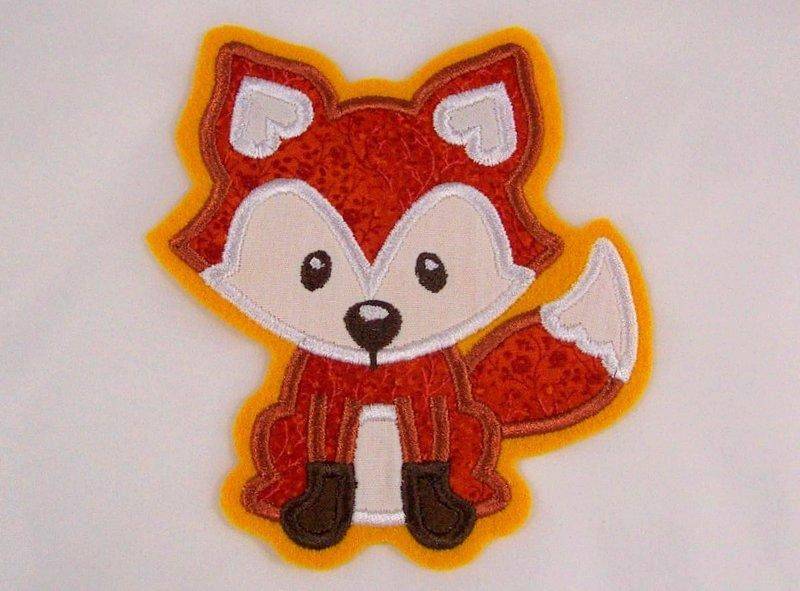 Große Fuchs-Applikation von StoffzauberDesign