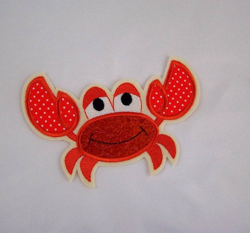 Große Krabben/Krebs Applikation von StoffzauberDesign