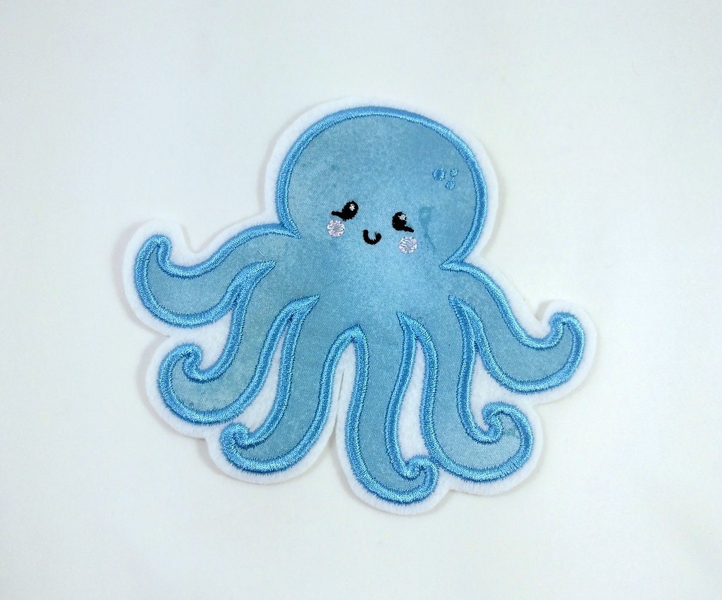 Große Kraken Applikation von StoffzauberDesign