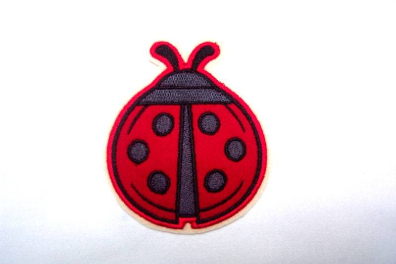 Große Marienkäfer-Applikation, Aufnäher von StoffzauberDesign