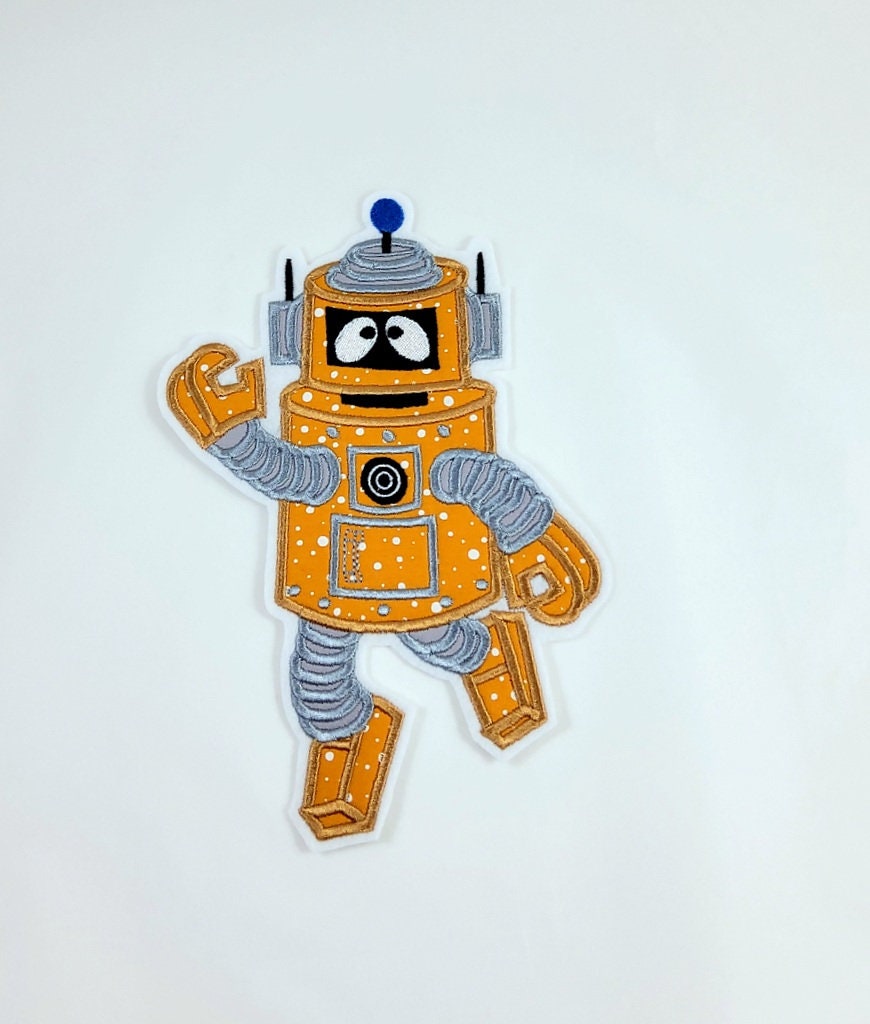 Große Roboter Applikation, Aufnäher Große Roboter Applikation, Aufnäher von StoffzauberDesign