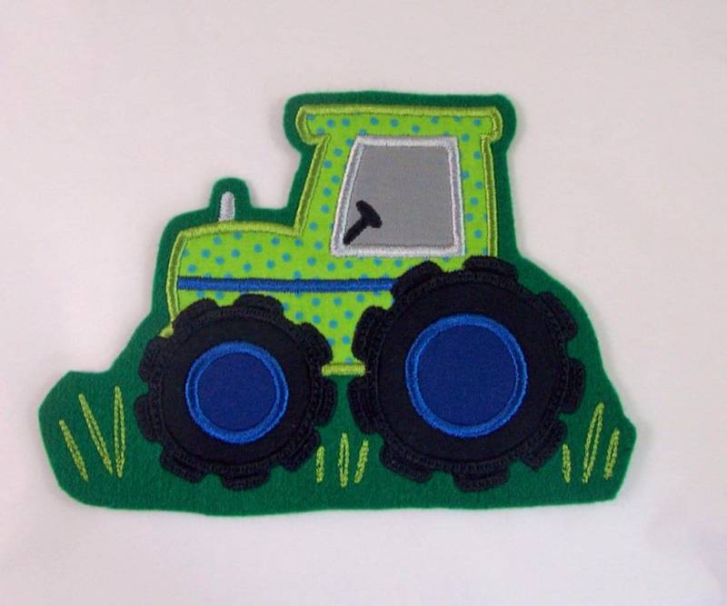 Große Trecker-Applikation, Aufnäher Große Trecker-Applikation, Aufnäher von StoffzauberDesign