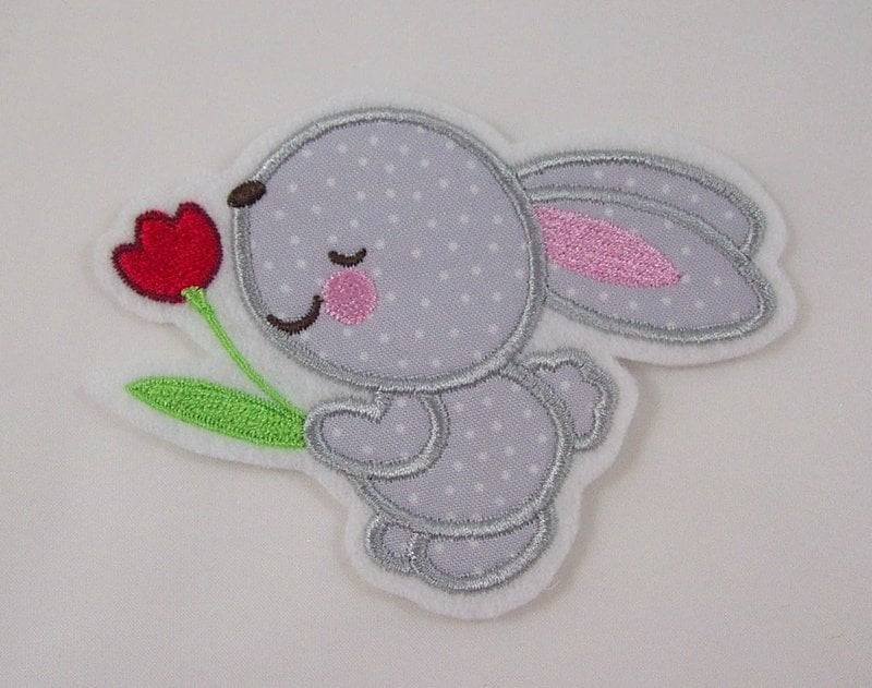 Häschen-Applikation von StoffzauberDesign