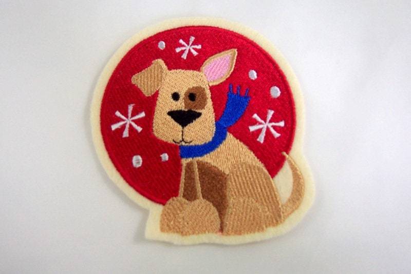 Hunde-Applikation, Aufnäher Hunde-Applikation, Aufnäher von StoffzauberDesign