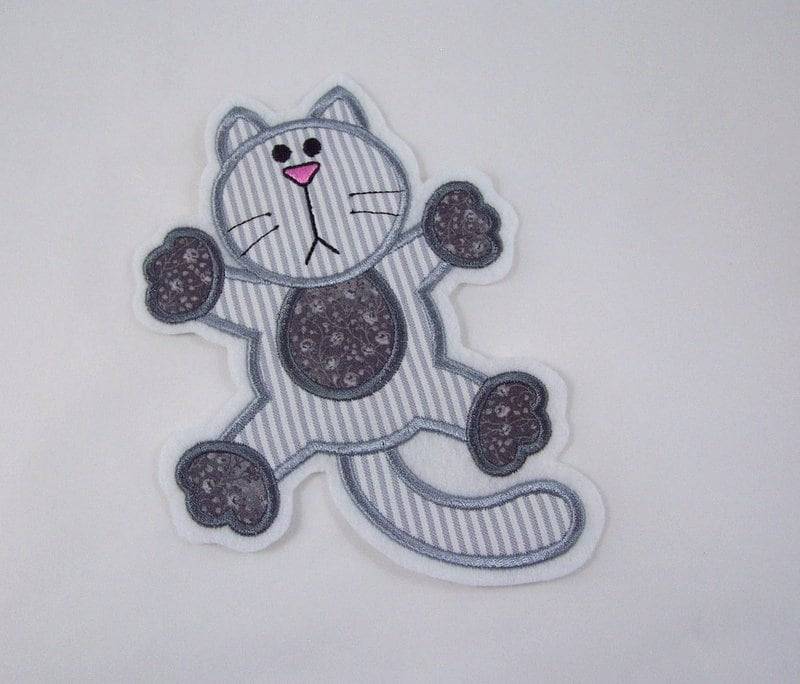 Katzen-Applikation von StoffzauberDesign