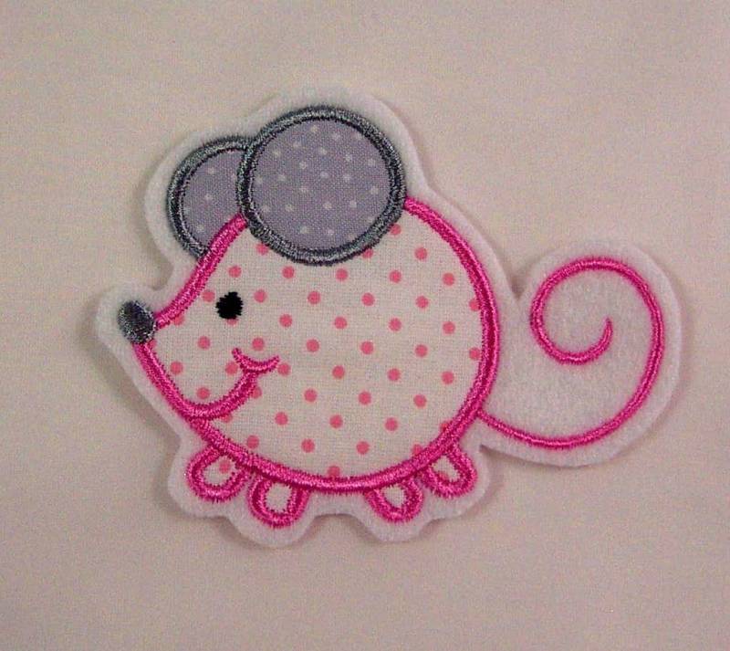 Mäuschen-Applikation, Aufnäher von StoffzauberDesign