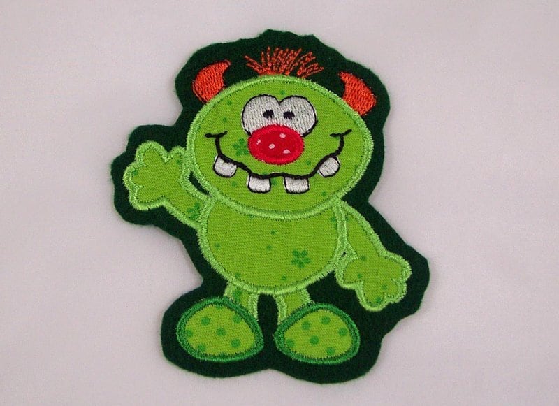 Monster-Applikation, Aufnäher Monster-Applikation, Aufnäher von StoffzauberDesign