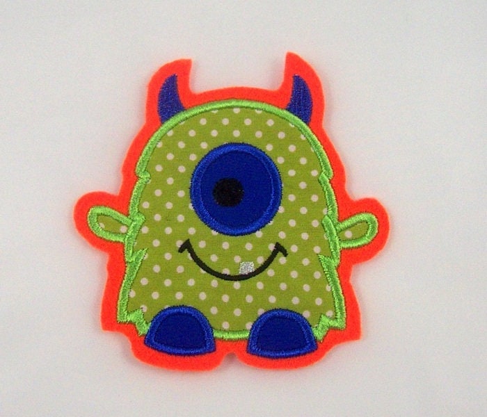 Monster-Applikation, Aufnäher Monster-Applikation, Aufnäher von StoffzauberDesign