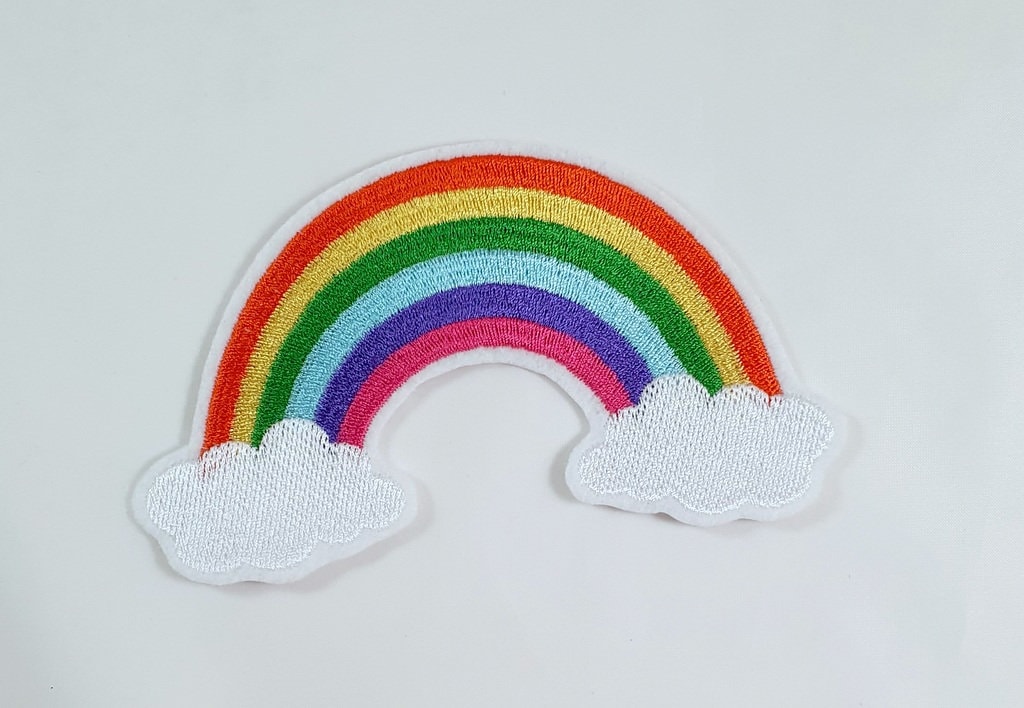 Regenbogen Applikation, Aufnäher von StoffzauberDesign