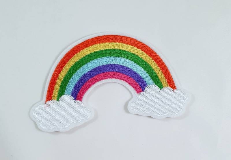 Regenbogen Applikation, Aufnäher von StoffzauberDesign