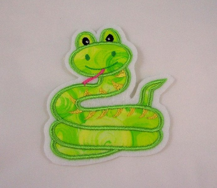 Schlangen-Applikation von StoffzauberDesign