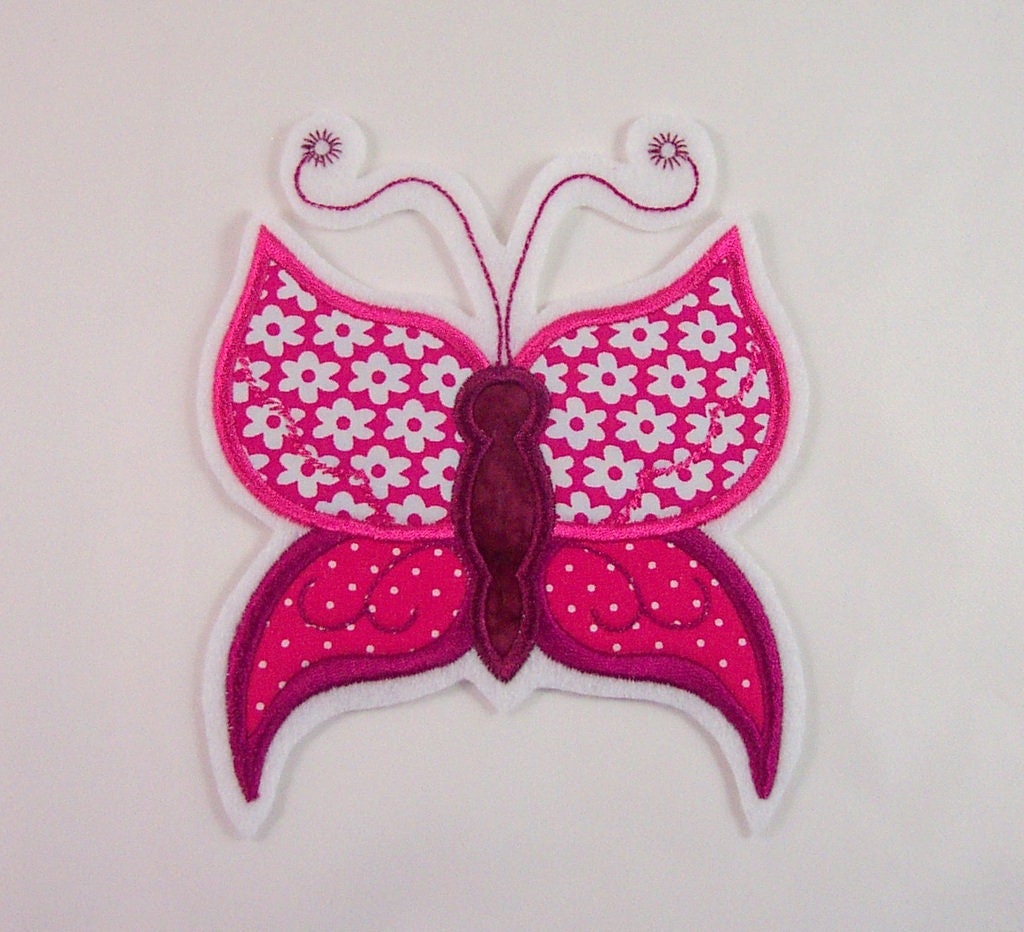Schmetterling-Applikation, Aufnäher Schmetterling-Applikation, Aufnäher von StoffzauberDesign