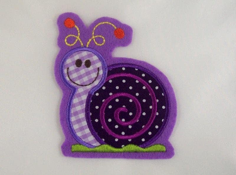 Schnecken-Applikation von StoffzauberDesign