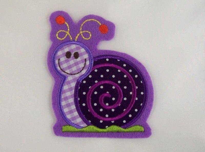 Schnecken-Applikation von StoffzauberDesign