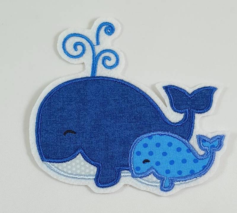 Wal-Applikation, Aufnäher von StoffzauberDesign