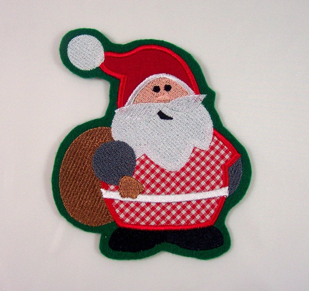 Weihnachtsmann Applikation von StoffzauberDesign