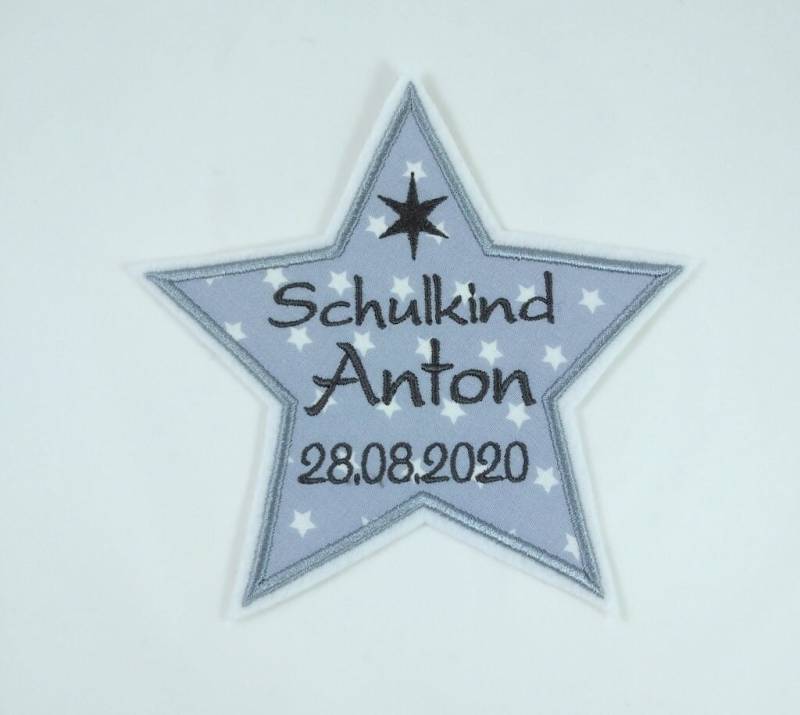 stern Mit Wunschtext von StoffzauberDesign