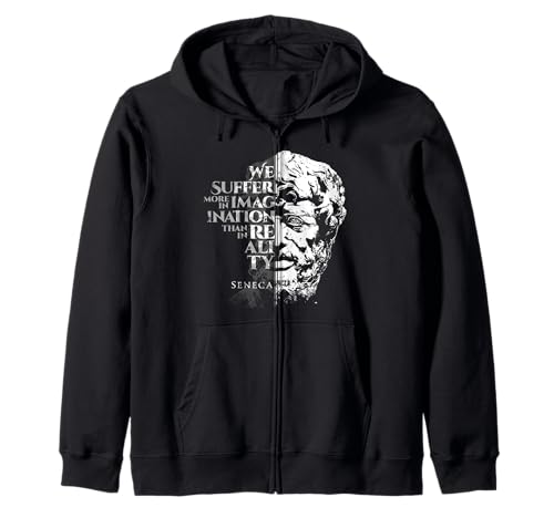 Seneca Stoicism Design für stoische Frauen oder Männer Kapuzenjacke Seneca Stoicism Design für stoische Frauen oder Männer Kapuzenjacke von Stoic Gear Soulz