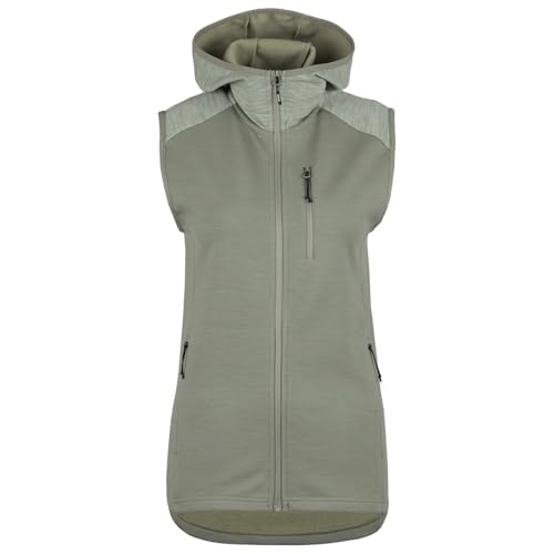 Stoic Damen Women's MerinoFleece335 KuolpaSt. Vest with Hood Fleeceweste von Stoic