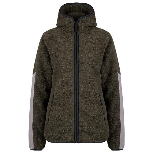 Stoic Damen Women's NorrvikSt. Pile Fleece Hoody Fleecejacke Teddyfleece von Stoic
