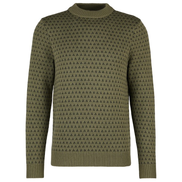 Stoic - Heavy MerinoKnit MMXX.Norrbotten Sweater - Merinopullover Gr M oliv von Stoic