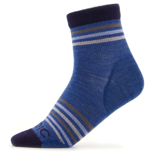 Stoic - Kid's Merino Everyday Quarter Socks Striped - Multifunktionssocken Gr 27-30 blau von Stoic