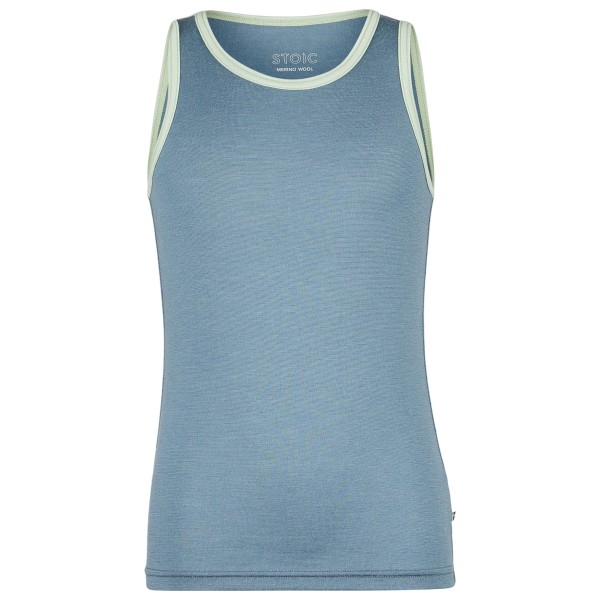 Stoic - Kid's Merino150 AlsenSt. Tank - Merinounterwäsche Gr 152 türkis von Stoic