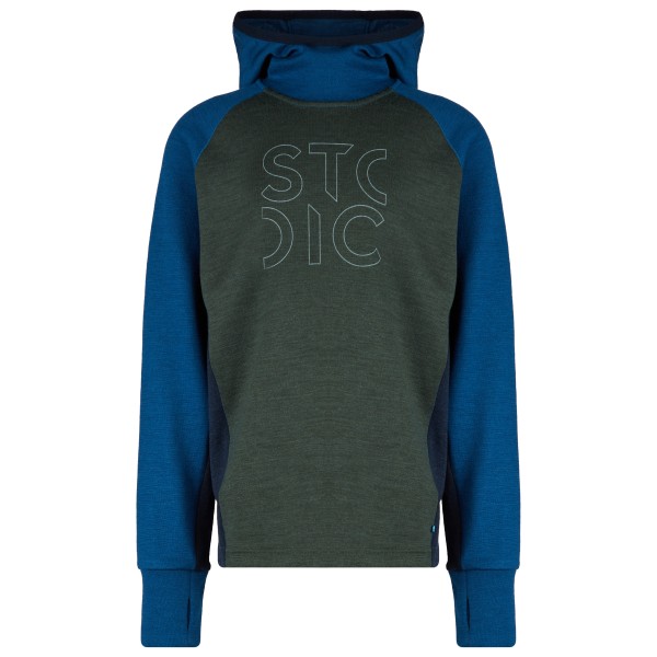 Stoic - Kid's Merino260 StadjanSt. Hoody - Merinohoodie Gr 104 blau von Stoic