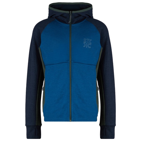 Stoic - Kid's Merino260 StadjanSt. Jacket w. Hood - Merinohoodie Gr 116 blau von Stoic