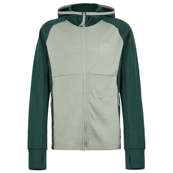 Stoic - Kid's Merino260 StadjanSt. Jacket w. Hood - Merinohoodie Gr 152 grau von Stoic