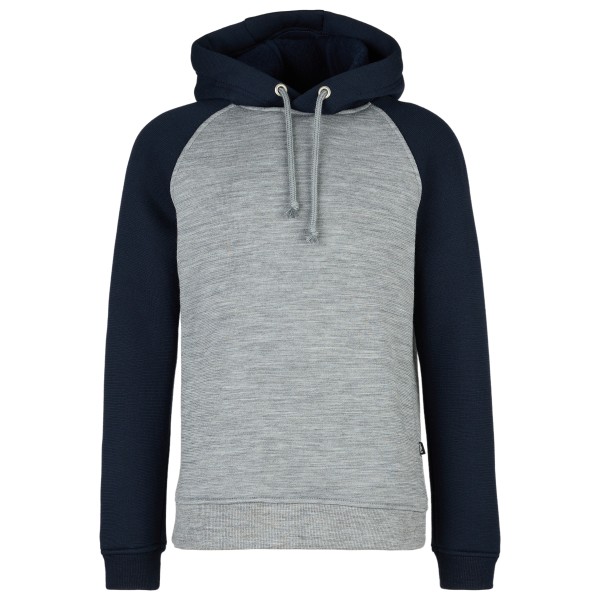 Stoic - Kid's MerinoFlatFleece240 SolbergSt. Hoody - Merinohoodie Gr 104 grau von Stoic
