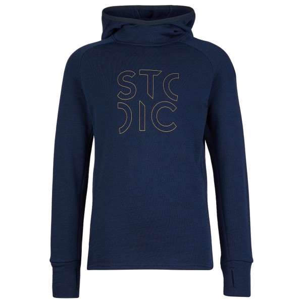 Stoic - Kid's MerinoFleece240 StofersSt. Hoody - Merinohoodie Gr 104 blau von Stoic