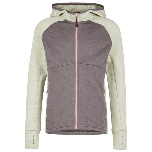 Stoic - Kid's MerinoFleece240 StorforsSt. Zip Hoody - Merinohoodie Gr 152 grau von Stoic