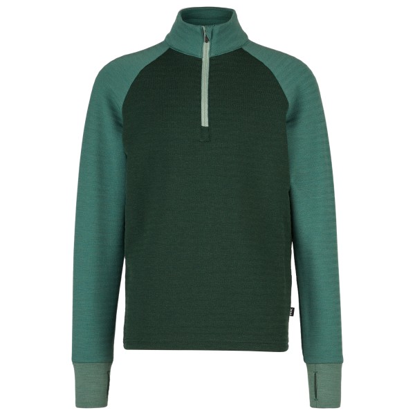 Stoic - Kid's MerinoFleece260 FlenSt. Half Zip - Merinopullover Gr 152 grün von Stoic