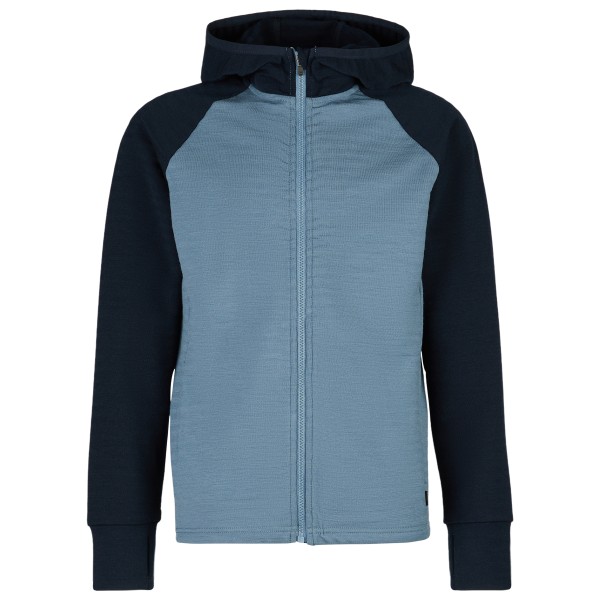 Stoic - Kid's MerinoFleece260 FlenSt. Jacket with Hood - Merinojacke Gr 128 blau von Stoic