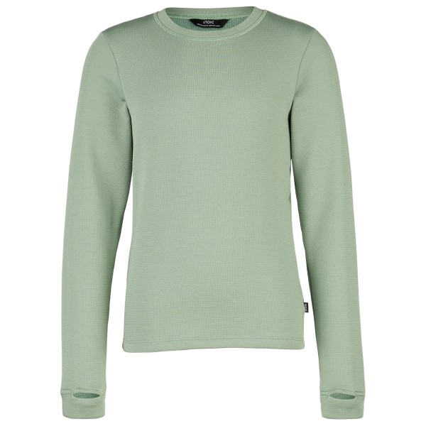 Stoic - Kid's MerinoSoft245 TuleboSt. L/S - Merinoshirt Gr 128 grün von Stoic