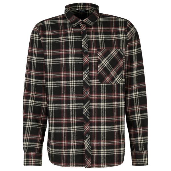 Stoic - MMXX. Nacka Flanel Shirt - Hemd Gr L grau von Stoic