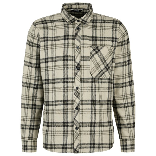 Stoic - MMXX. Nacka Flanel Shirt - Hemd Gr S grau von Stoic