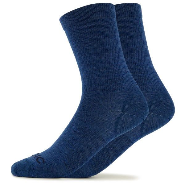 Stoic - Merino Everyday Crew Solid Socks - Merinosocken Gr 45-47 blau von Stoic