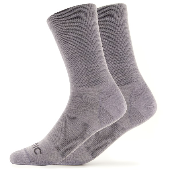 Stoic - Merino Everyday Crew Solid Socks - Merinosocken Gr 45-47 grau von Stoic