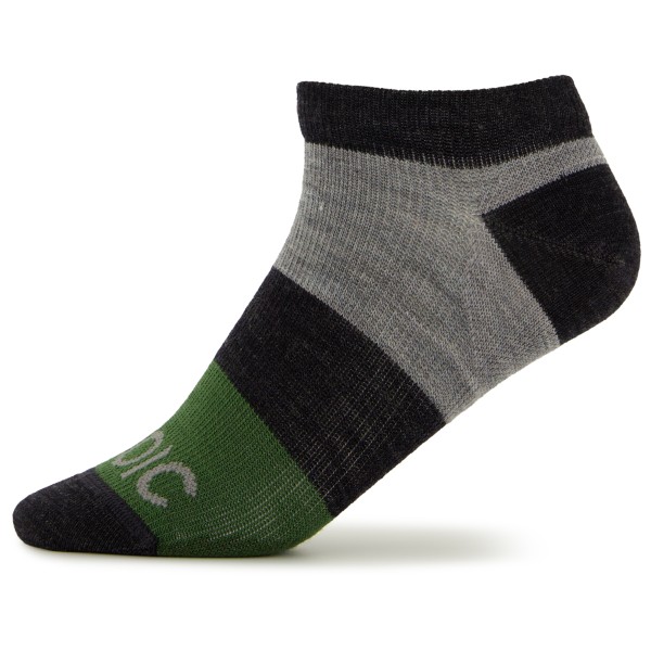 Stoic - Merino Everyday No Show Socks - Multifunktionssocken Gr 42-44 schwarz von Stoic