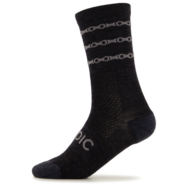 Stoic - Merino Gravel Socks - Radsocken Gr 36-38 schwarz von Stoic
