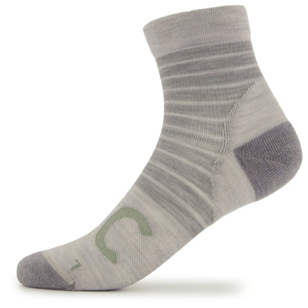 Stoic - Merino MTB Quarter Socks - Radsocken Gr 36-38 grau von Stoic