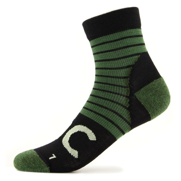 Stoic - Merino MTB Quarter Socks - Radsocken Gr 36-38 schwarz von Stoic