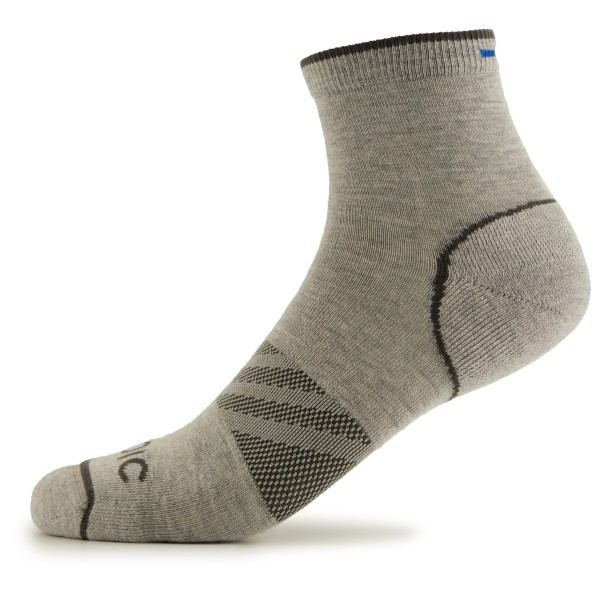 Stoic - Merino Outdoor Quarter Socks Tech - Wandersocken Gr 39-41 grau von Stoic