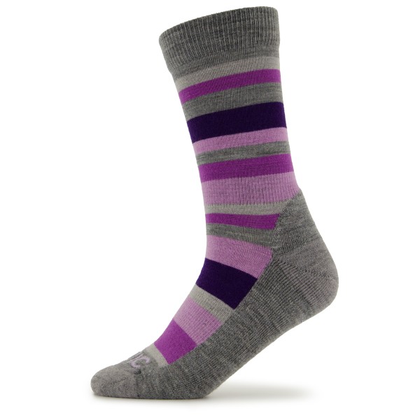 Stoic - Merino Trekking Crew Socks Stripes - Wandersocken Gr 36-38 grau von Stoic