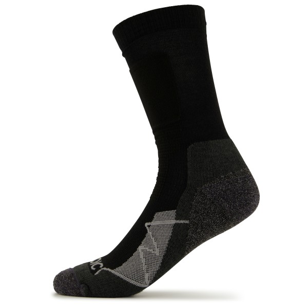 Stoic - Merino Trekking Crew Socks - Wandersocken Gr 45-47 schwarz von Stoic